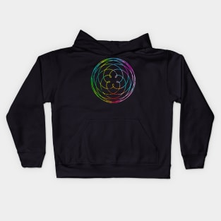 Rainbow Pentagram of Venus Kids Hoodie